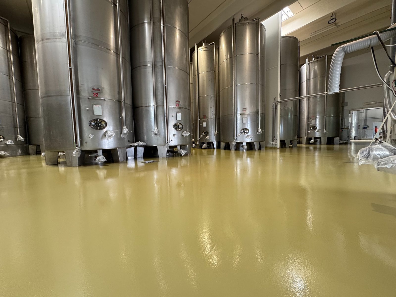 Rivestimento in resina per industria alimentare Kemicall